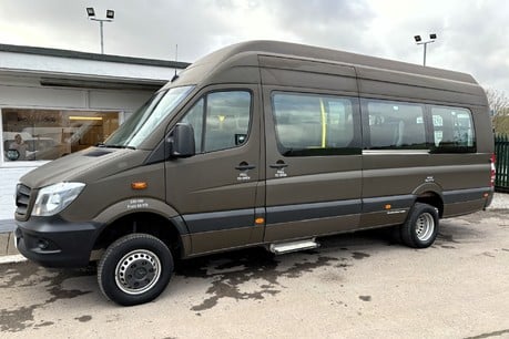 Mercedes-Benz Sprinter 519 Lwb Extra High Roof 4x4 Minibus - Air Con - Direct from MOD 1