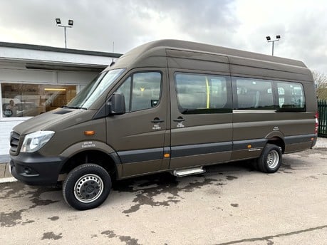Mercedes-Benz Sprinter 519 Lwb Extra High Roof 4x4 Minibus - Air Con - Direct from MOD