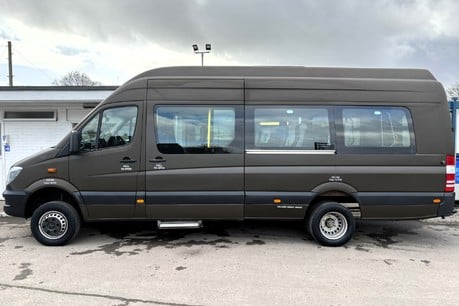 Mercedes-Benz Sprinter 519 Lwb Extra High Roof 4x4 Minibus - Air Con - Direct from MOD 8