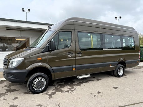 Mercedes-Benz Sprinter 519 Lwb Extra High Roof 4x4 Minibus - Air Con - Direct from MOD