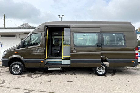 Mercedes-Benz Sprinter 519 Lwb Extra High Roof 4x4 Minibus - Air Con - Direct from MOD 9