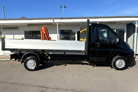 Peugeot Boxer 335 L3 Dropside 165ps BlueHDi with Maxilift PH110 Crane 9