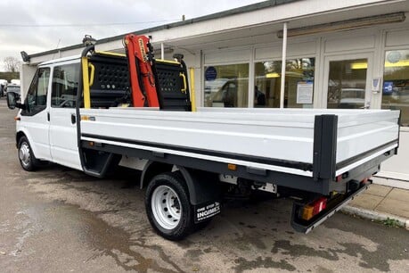 Ford Transit 350 Drw Crew Cab Dropside Truck with Palfinger PC1500 5