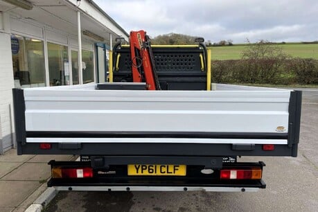 Ford Transit 350 Drw Crew Cab Dropside Truck with Palfinger PC1500 13