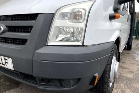 Ford Transit 350 Drw Crew Cab Dropside Truck with Palfinger PC1500 23