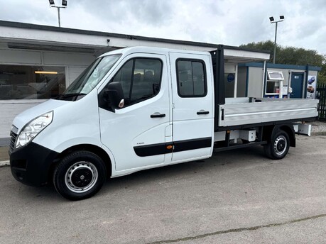 Vauxhall Movano F3500 L3 H1 Crew Cab 125 ps Dropside Truck - Air Con / 7 Seats