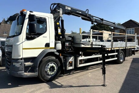 DAF LF 220 18t Dropside with Hiab XS144 Crane 1