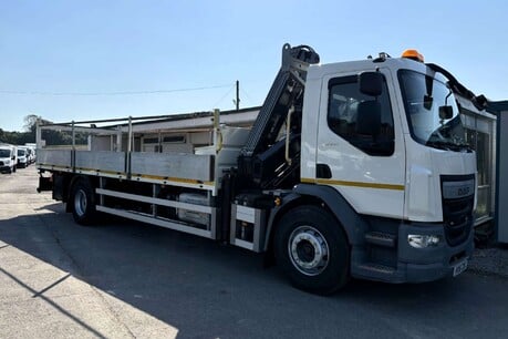 DAF LF 220 18t Dropside with Hiab XS144 Crane 5