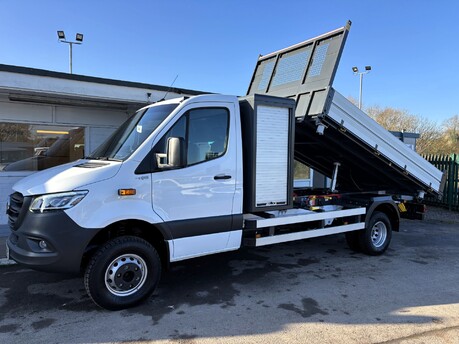 Mercedes-Benz Sprinter 516 Cdi Allrad 4x4 Toolbox 3- Way Tipper - Air Con / Diff Locks / Perm 4x4 