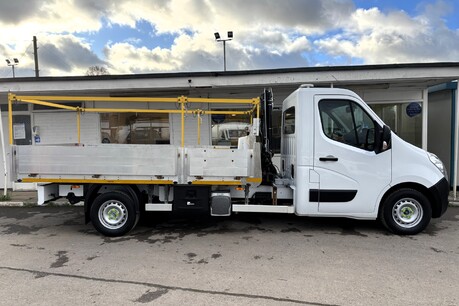 Vauxhall Movano L3H1 R3500 Dropside Truck with Hiab T-HIDUO 013 12