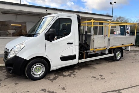 Vauxhall Movano L3H1 R3500 Dropside Truck with Hiab T-HIDUO 013 1