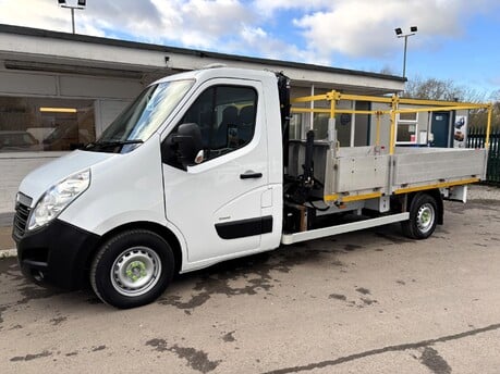 Vauxhall Movano L3H1 R3500 Dropside Truck with Hiab T-HIDUO 013