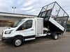 Ford Transit 350 Drw L3 130 ps Toolbox Cage Tipper with Tip Through Tail Lift