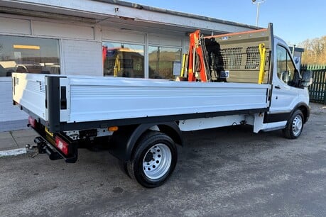 Ford Transit 350 Drw L3 130 ps Dropside Truck with Palfinger Crane 3