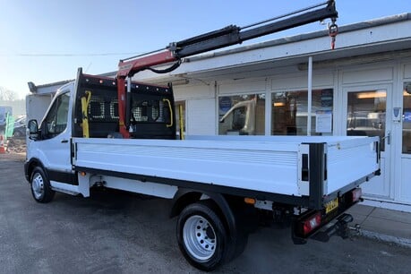 Ford Transit 350 Drw L3 130 ps Dropside Truck with Palfinger Crane 6