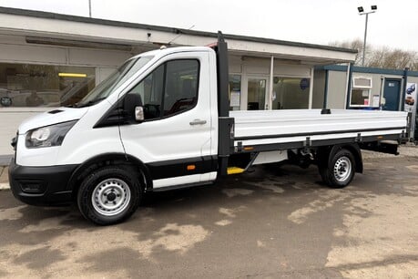 Ford Transit 350 Srw 130 ps Dropside Truck - Upgraded Rear Tow Axle 1