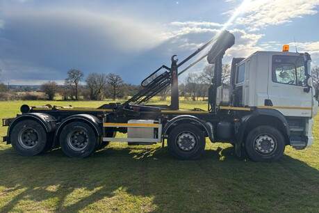 DAF CF 460 FAD Construction Hiab XR24S Multi Lift Hook Loader 9