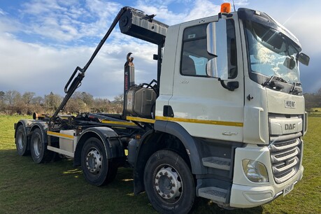 DAF CF 460 FAD Construction Hiab XR24S Multi Lift Hook Loader 5