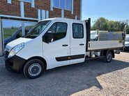 Vauxhall Movano F3500 L3 H1 Double Cab Dropside Truck with Tail Lift - Air Con 1