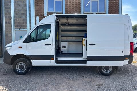 Mercedes-Benz Sprinter 316 Cdi L2 H2 4x4 Workshop Panel Van with Air Con / Sat Nav 9