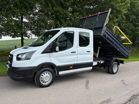 Ford Transit 350 Drw L3 130 ps Crew Cab Tipper - Air Con 