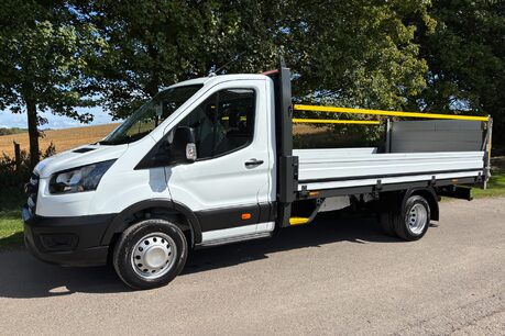 Ford Transit 350 Drw L4 130 ps Dropside Truck with Tail Lift - Safety Rails 1