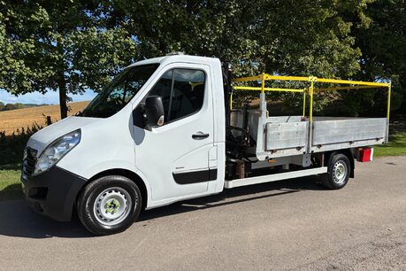 Vauxhall Movano R3500 L3 Dropside Truck with Hiab T-HIDUO 013 - Air Con 1