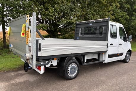 Vauxhall Movano F3500 L3 H1 Double Cab Dropside Truck with Tail Lift - Air Con 3