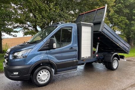 Ford Transit 350 Drw L3 170 ps Toolbox Tipper - Air Con - Tow Axle - Low Miles 1