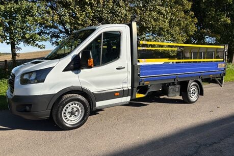Ford Transit 350 Srw L4 170ps Dropside Truck with Tail Lift - AirCon / Camera / Tow Axle 1