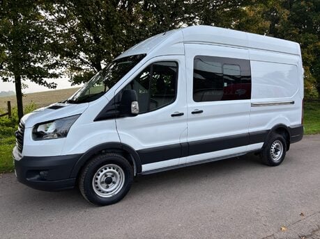 Ford Transit 350 L3 H3 130 ps Double Cab in Van - Air Con / Sat Nav