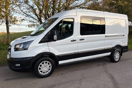 Ford Transit 350 L3 H2 130 ps Trend Double Cab in Van - Air Con 1