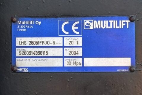 MAN TGA 26.363 6X4 FDLRC Hook Loader - Direct from Fire Service 15