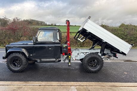 Land Rover Defender 130 130 Tdci Crane Tipper - Air Con - Galv Chassis 7