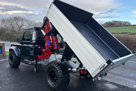 Land Rover Defender 130 130 Tdci Crane Tipper - Air Con - Galv Chassis 6