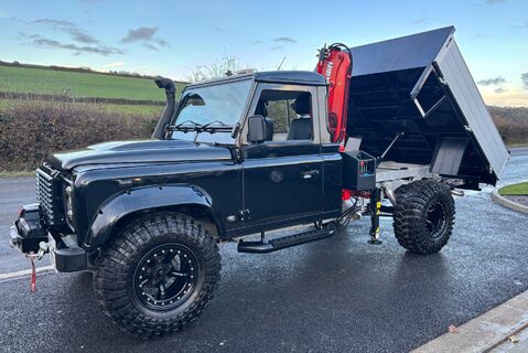 Land Rover Defender 130 130 Tdci Crane Tipper - Air Con - Galv Chassis 1
