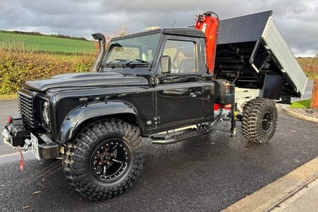 Land Rover Defender 130 130 Tdci Crane Tipper - Air Con - Galv Chassis 1