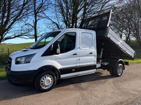 Ford Transit 350 Drw L3 130 ps Utility Cab Tipper - Air Con / Tow Axle