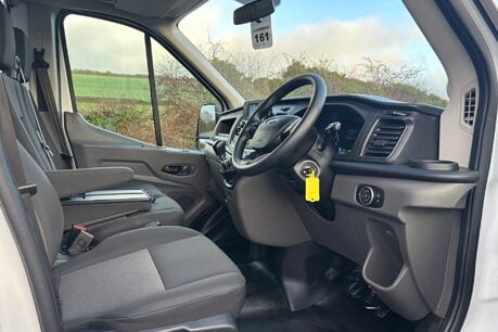 Ford Transit 350 Drw L2 130 ps Single Cab Caged Tipper - Tow Axle 18