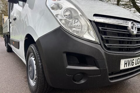 Vauxhall Movano F3500 L3 H1 Double Cab Dropside Truck with Tail Lift - Air Con 22