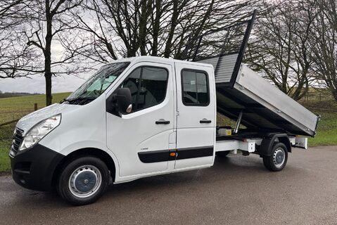 Vauxhall Movano F3500 L3 125ps Crew Cab Tipper - Air Con - New Body 1