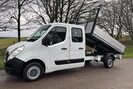 Vauxhall Movano F3500 L3 125ps Crew Cab Tipper - Air Con - New Body