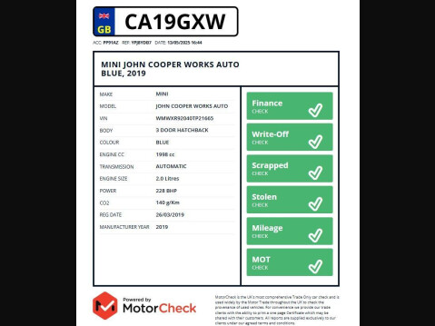 Mini Hatch 2.0 John Cooper Works Steptronic Euro 6 (s/s) 3dr 26