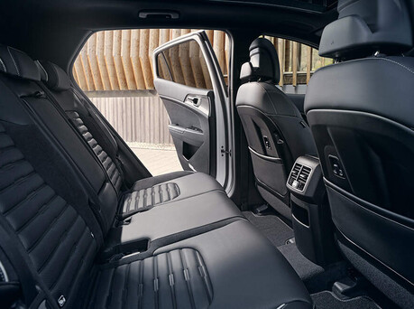 Image of backseats of car.