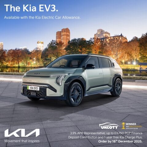 Image of Kia EV3 with offer details