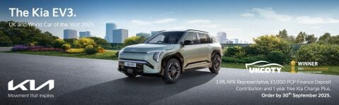 Image of Kia EV3 with offer details