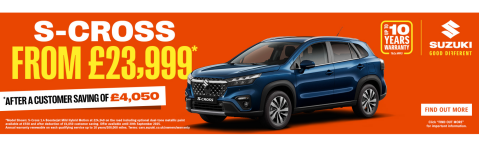 Suzuki S-Cross offer of customer saving.