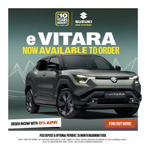 Image of the new Suzuki e Vitara.