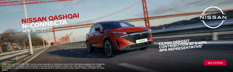 Image of Nissan Qashqai with offer.