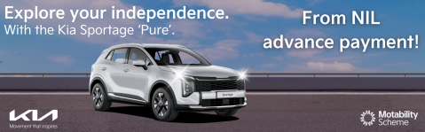 Image of Kia Sportage with Nil Advance Payment offer.
